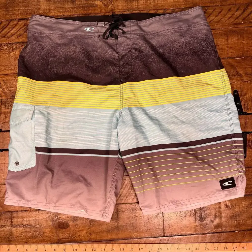 O'Neill Y2K Board Shorts Swim Trunks Sz 40